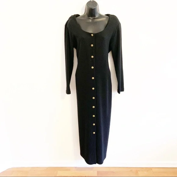 CDC Ribbed Long Sleeve Dress - Picture 2 of 8